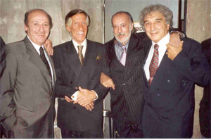 Miguel Angel Balbi (Pepino), Ernesto Hector Garcia (El Flaco Dany), Carlos Enrique Gavito, and Ricardo Enrique Maceiras